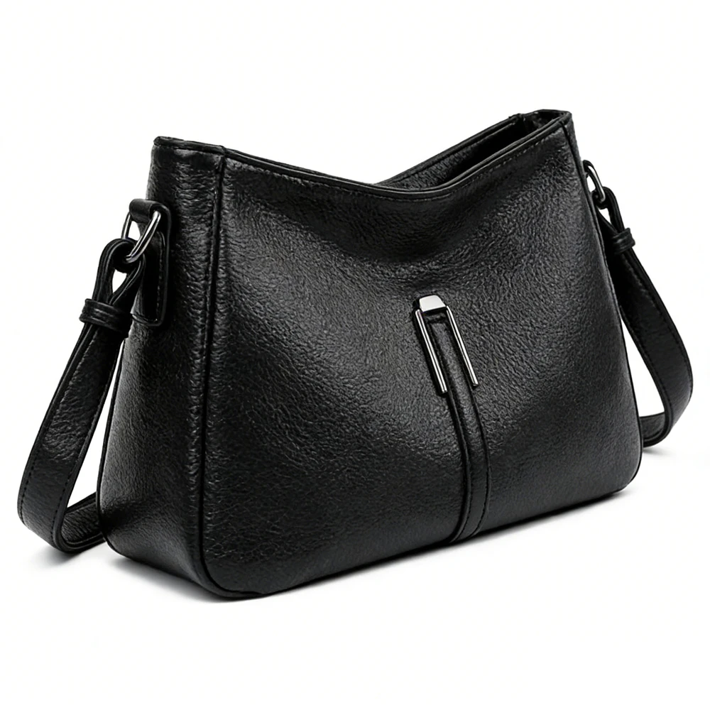 

Soft Pu Leather Shoulder Bag Sac De Luxe Femme New Luxury Women Bag Original Brand Vintage Retro Shopping Handbag Trend