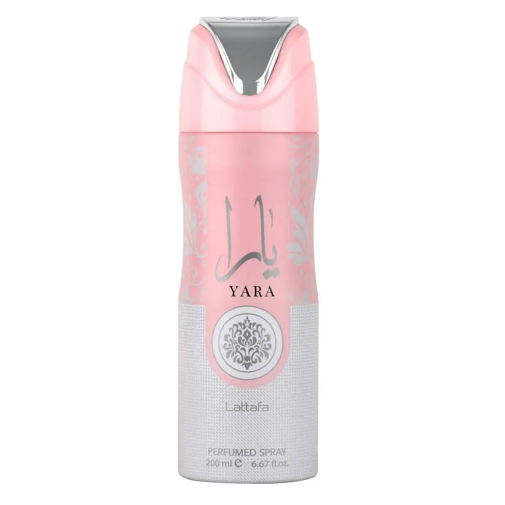 Lattafa Yara Spray Corporal Unisex 200ml – Fragancia Duradera, Oriental y Seductora para Hombre y Mujer