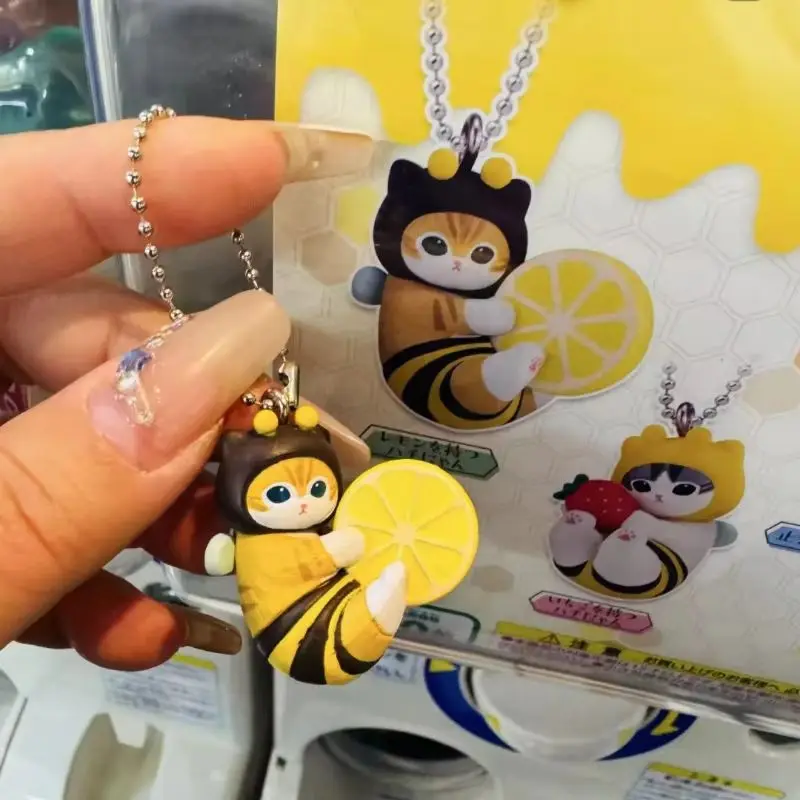Shaped Mofusand Bee Blind Box Twisted Egg Bee Cat Anime Figure Ornament Cute Doll Handmade Model Decoration Toys Surprise Gift - view 5