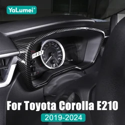 For Toyota Corolla E210 2019 2020 2021 2022 2023 2024 2025 Hybrid ABS Carbon Car Dashboard Garnish Frame Cover Case Trim Sticker