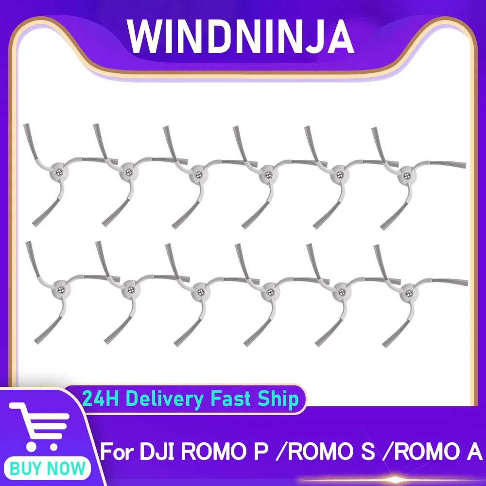 

Замена боковой щетки для робота-пылесоса DJI ROMO S ROMO A ROMO P, устройство для чистки, боковая щетка, запасные части, аксессуары