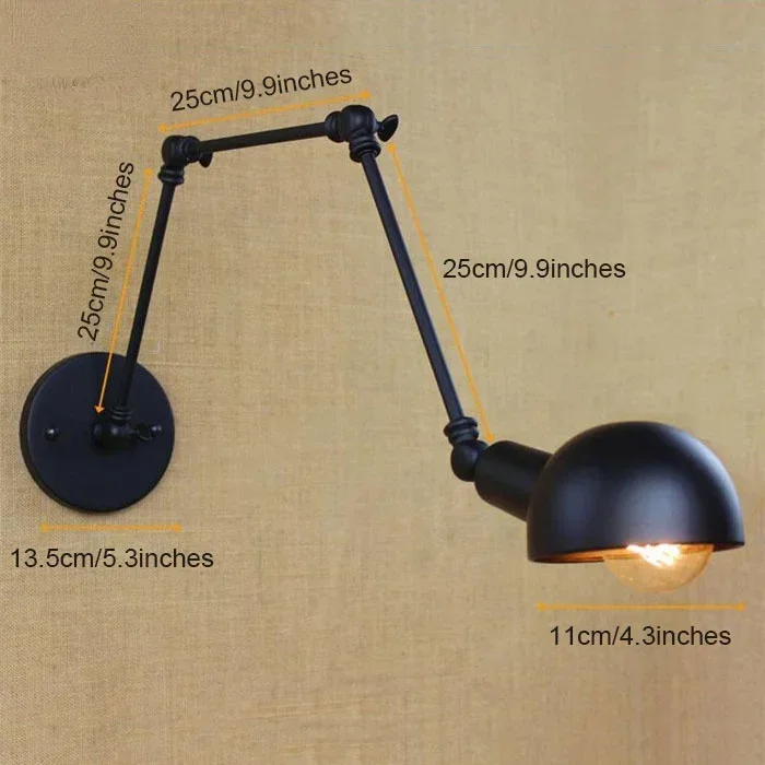 Sconce Lighting Wall Mounted Bedside Reading Light White  lamp Living Room Foyer Home  Rustic  E27 Lights