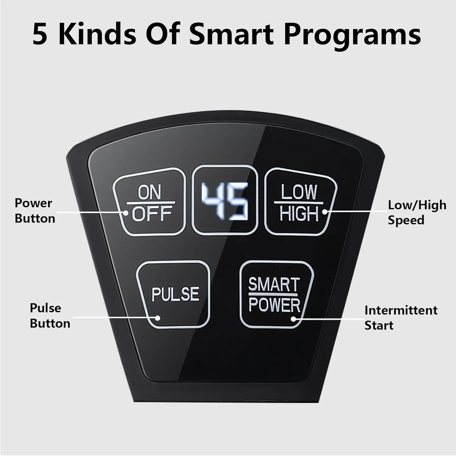 خلاط مزود بقدرة 1200 وات، خلاط عصير قوي بتقنية ذكية، فواكه مجمدة ممزوجة للعصائر، مع اثنين من 28 أونصة