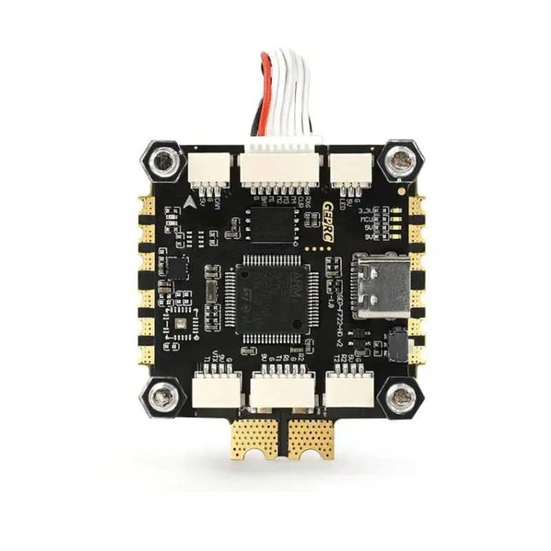 GEPRC TAKER F722 BLS 50A Stack BLS50A-4IN1 ESC STM32F722 Chip 16M Caixa Preta Cual-Channel BEC FC