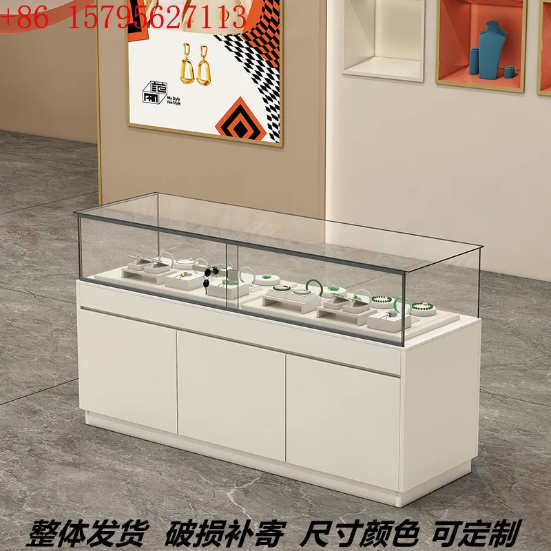 

Shopping mall jewelry glass showcase product showcase