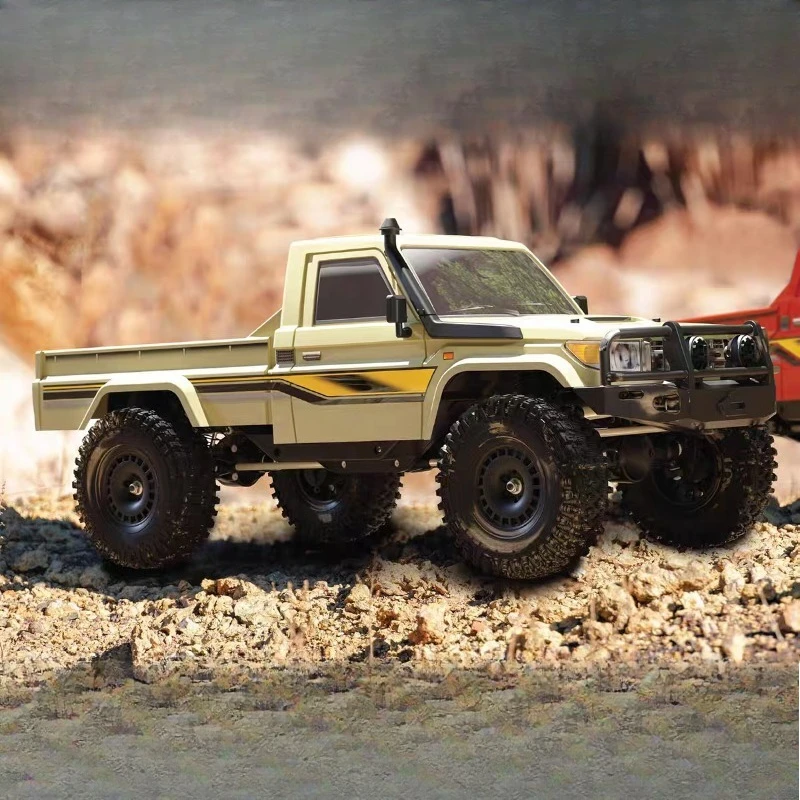 YK 41011 SE 1/10 RC Electric Brushed 4WD Pickup Truck Climbing Off Road Differential Lock Dual-Speed Remote Control Toy Car
