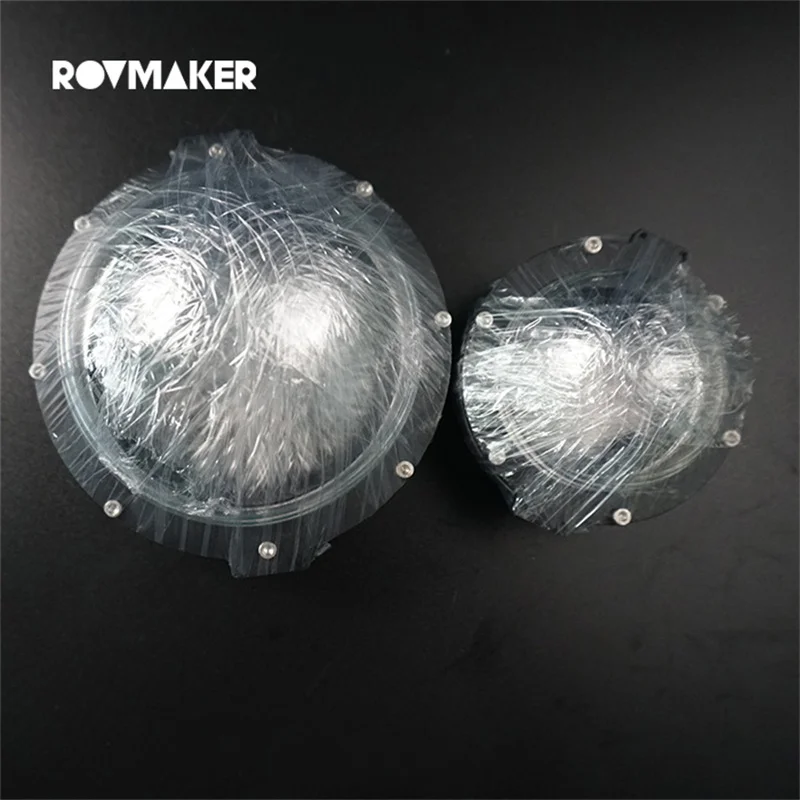 ROVMAKER Acrylic Dome Cover Underwater Photography Gimbal Spherical Capsule Outer Diameter 90/110/130/160mm for ROV Robot