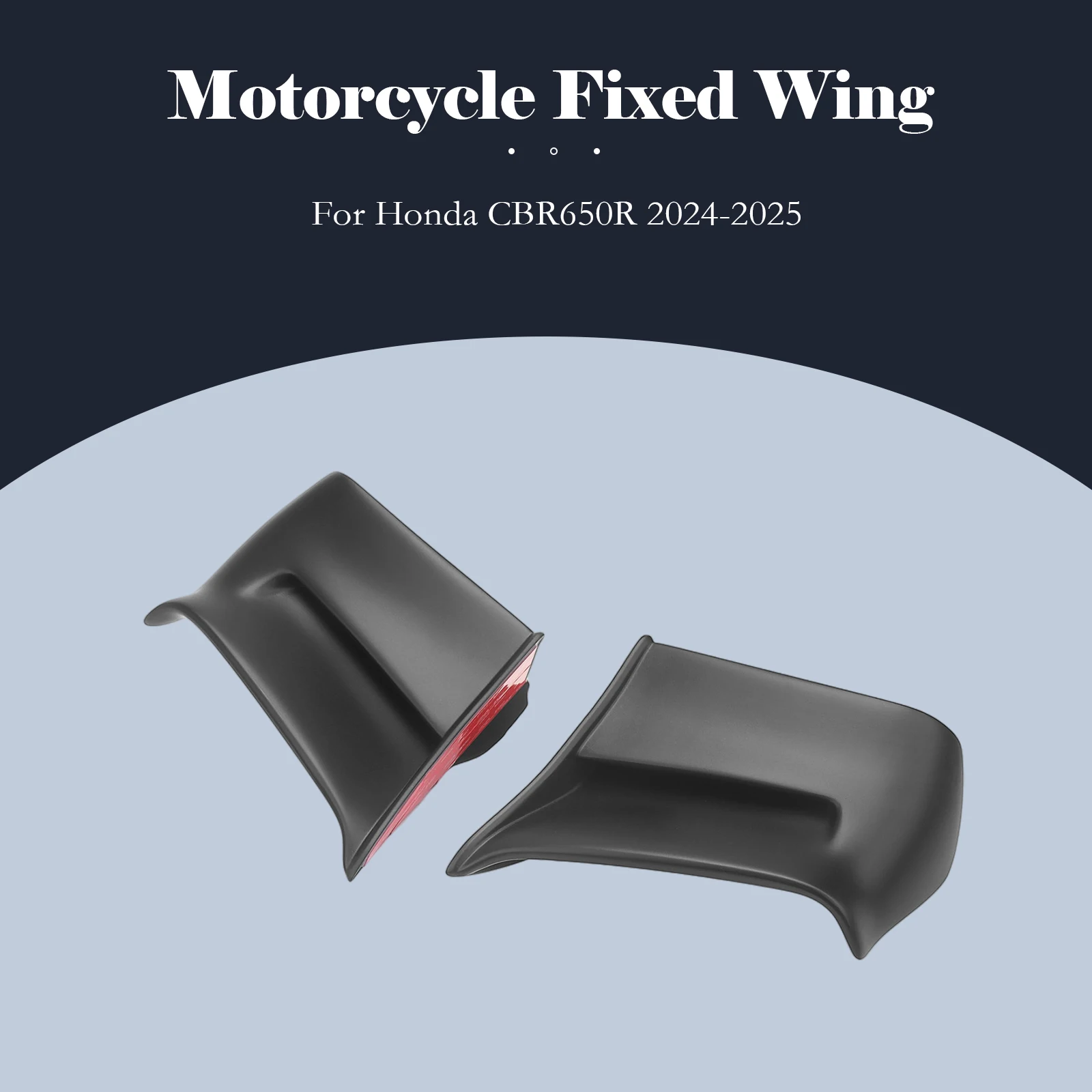 

Motorcycle Aerodynamic Wing Fairing Side Wind Wing Fixed Accessories New For Honda cbr650r CBR650R cbr 650r CBR 650 R 2024 2025