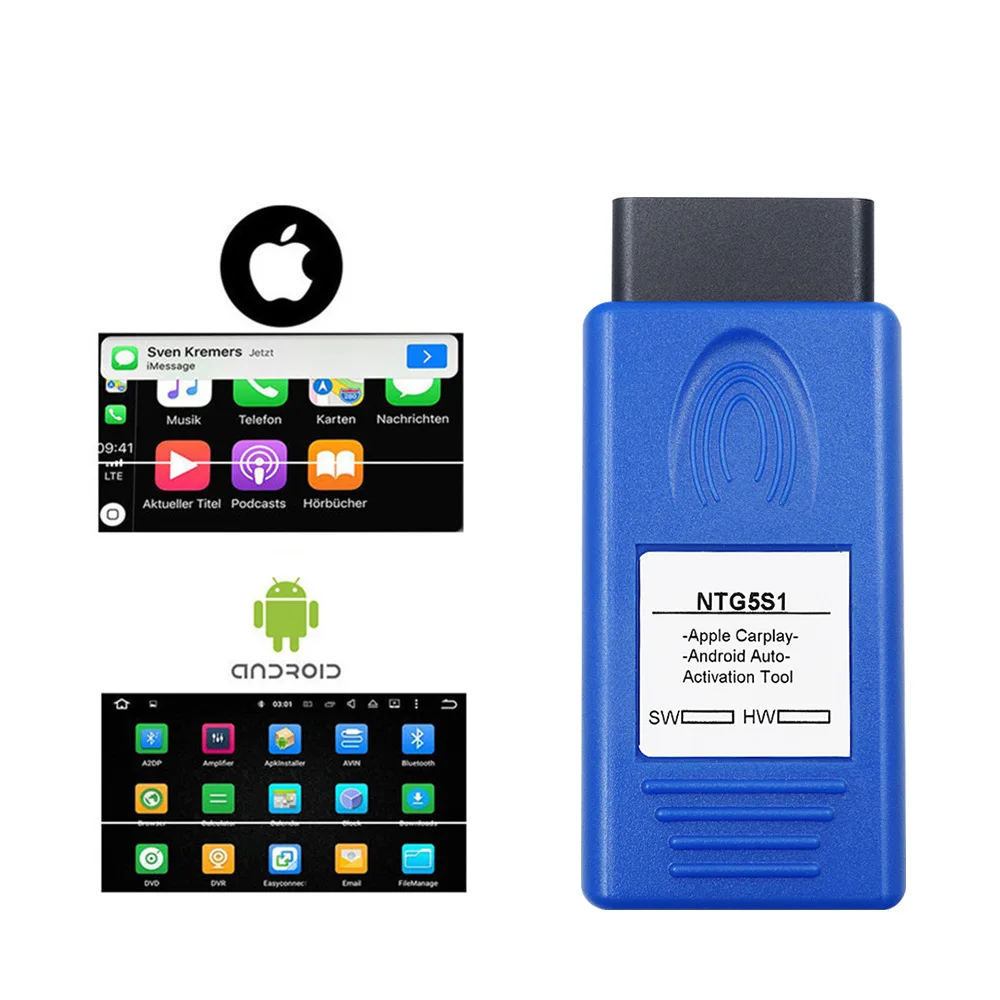 For Mercedes Benz NTG5 S1 Car OBD2 Activator Carplay NTG5S1 A/B/CLA/GLA/GLE/CLS Series Apple/Android Diagnostic Tool