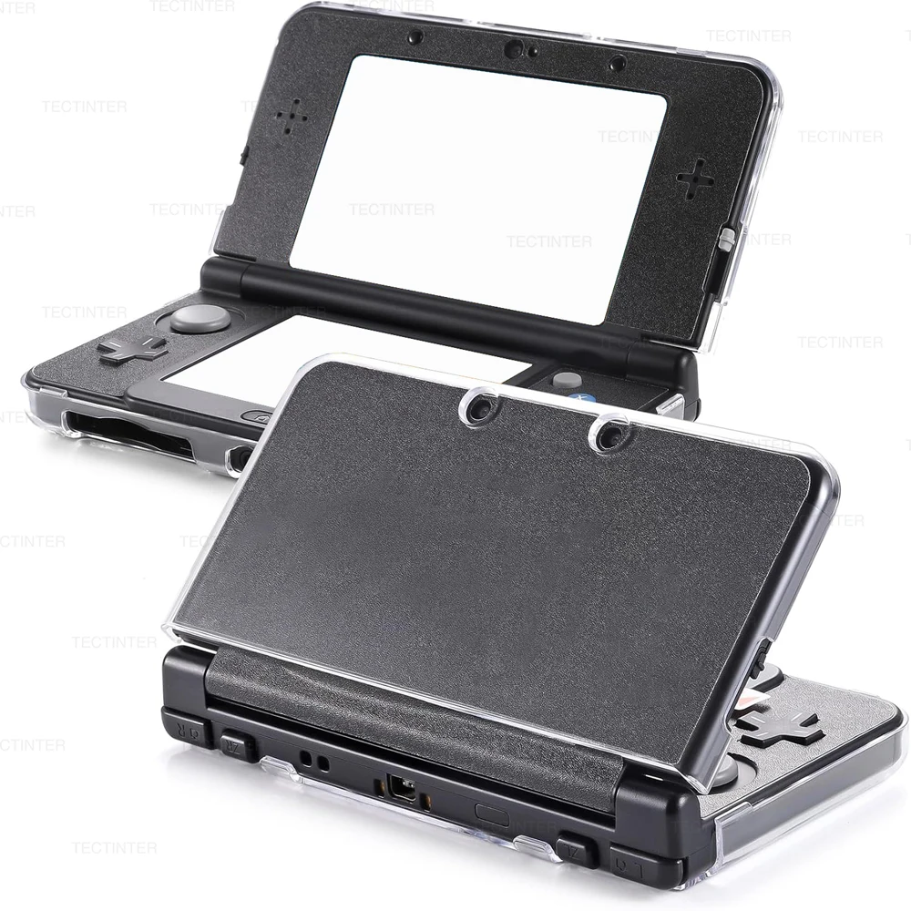 Crystal Protective Cover Case for Nintendo 3DS Handheld Game Console  shells replacement Hard Skin Case For 3DS Accessories