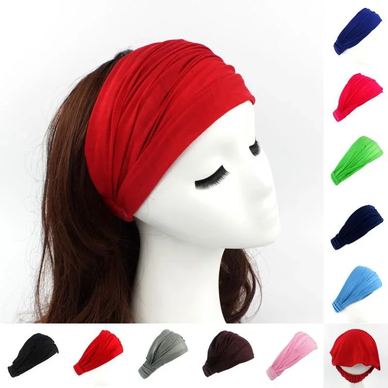 

Ladies Cotton Hairband Head Band Headband Wrap Neck Head Scarf Cap
