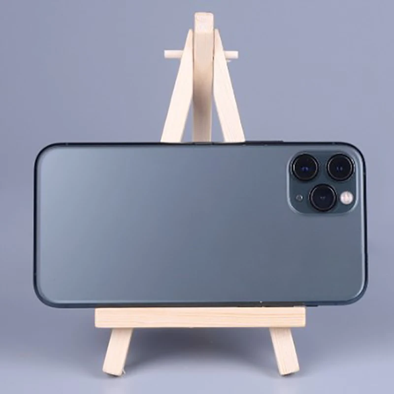 1PC 9*16cm Mini Wood Artist Tripod Painting Easel For Photo Painting Postcard Display Holder Frame Cute Desk Decor