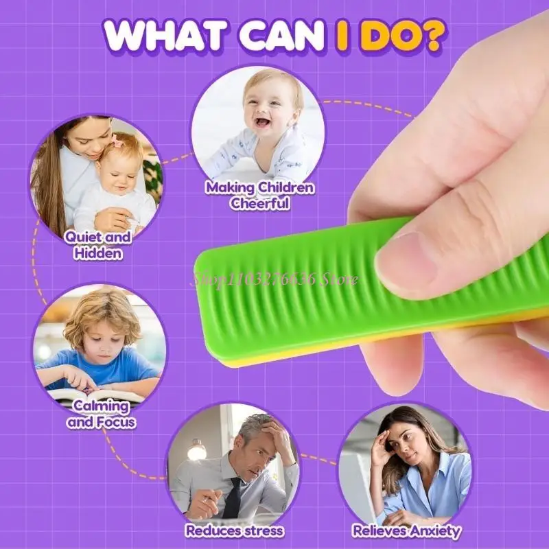 R6FD 8pcs لعبة حسية منصات الحسية للأطفال الإغاثة من القلق وتهدئة لعبة الاسترخاء