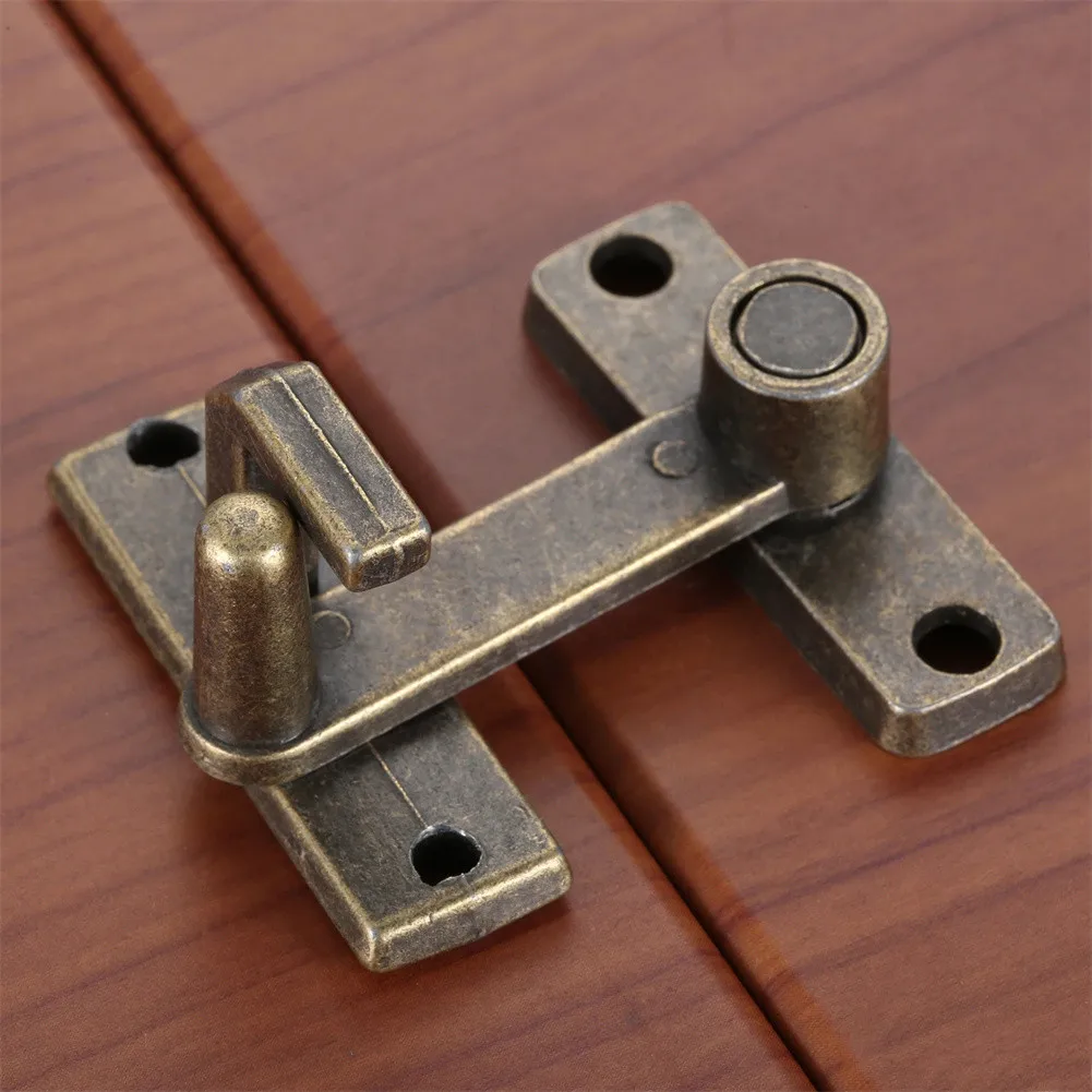 

Door Latch Latch Bolt Sliding Door With Screws 56*49mm Bathrooms Bronze Cabinets Garages Gardens Kitchens Lock