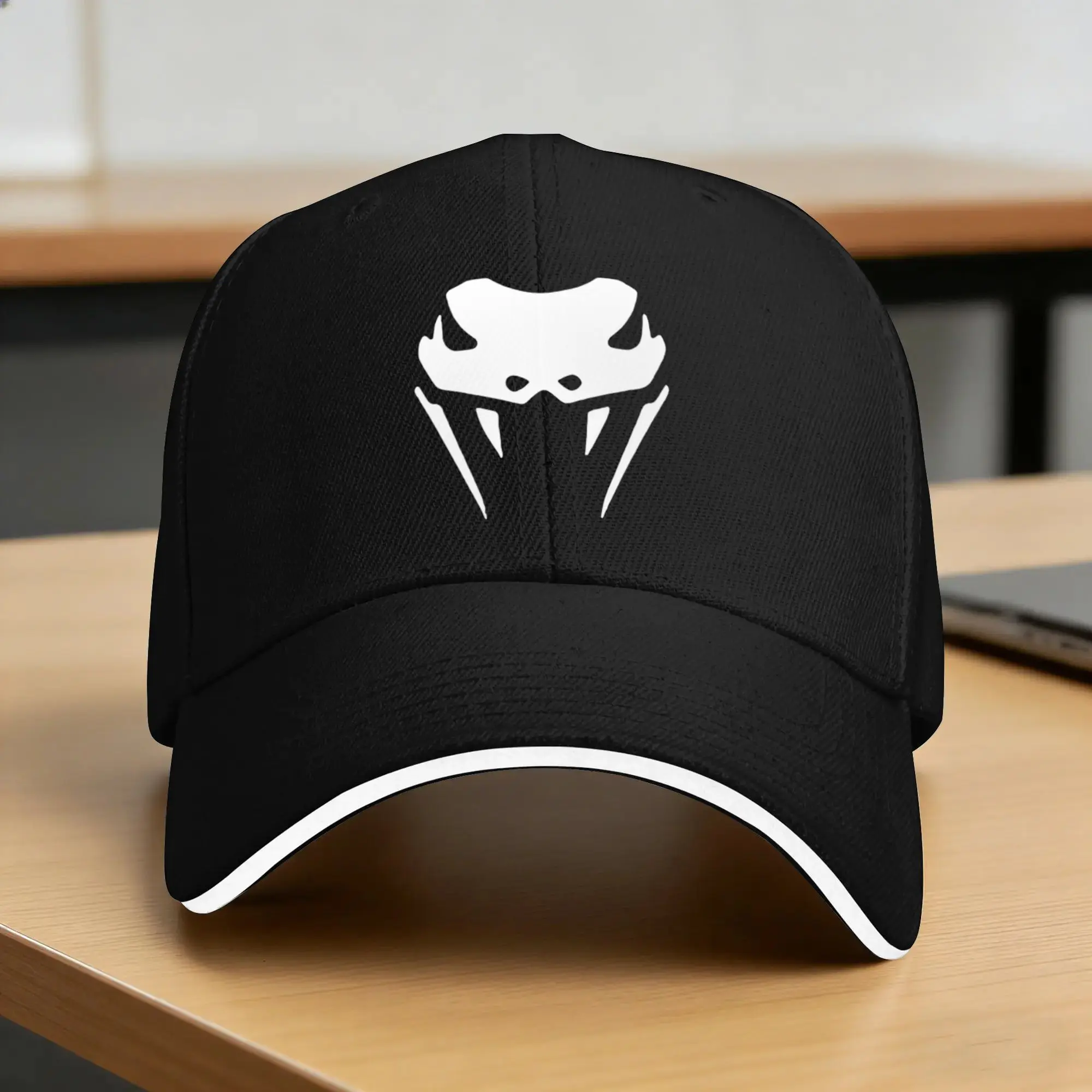 Snake Head Vinyl Decal Baseball Cap  Women Men Design Trucker Hat Summer Casual Outdoor Sports Sun Baseball Caps