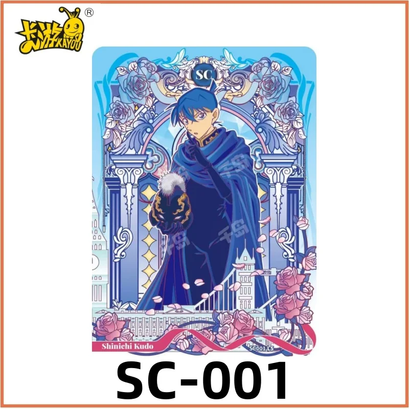 KAYOU Detective Conan Collezione Card Mystery Insight Pack SC CR AR Carta creativa Regalo di compleanno del tesoro