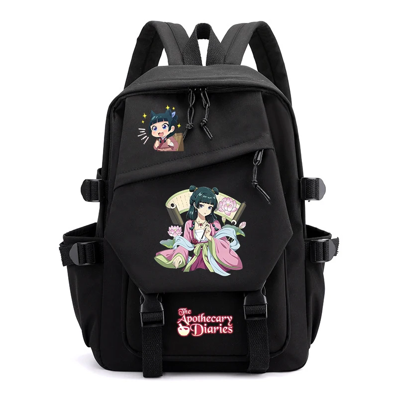 The Apothecary Diaries Anime Backpack Fashion Women Travel Daypack Large Capacity Backpack Teenager Canvas Outdoor Rucksack