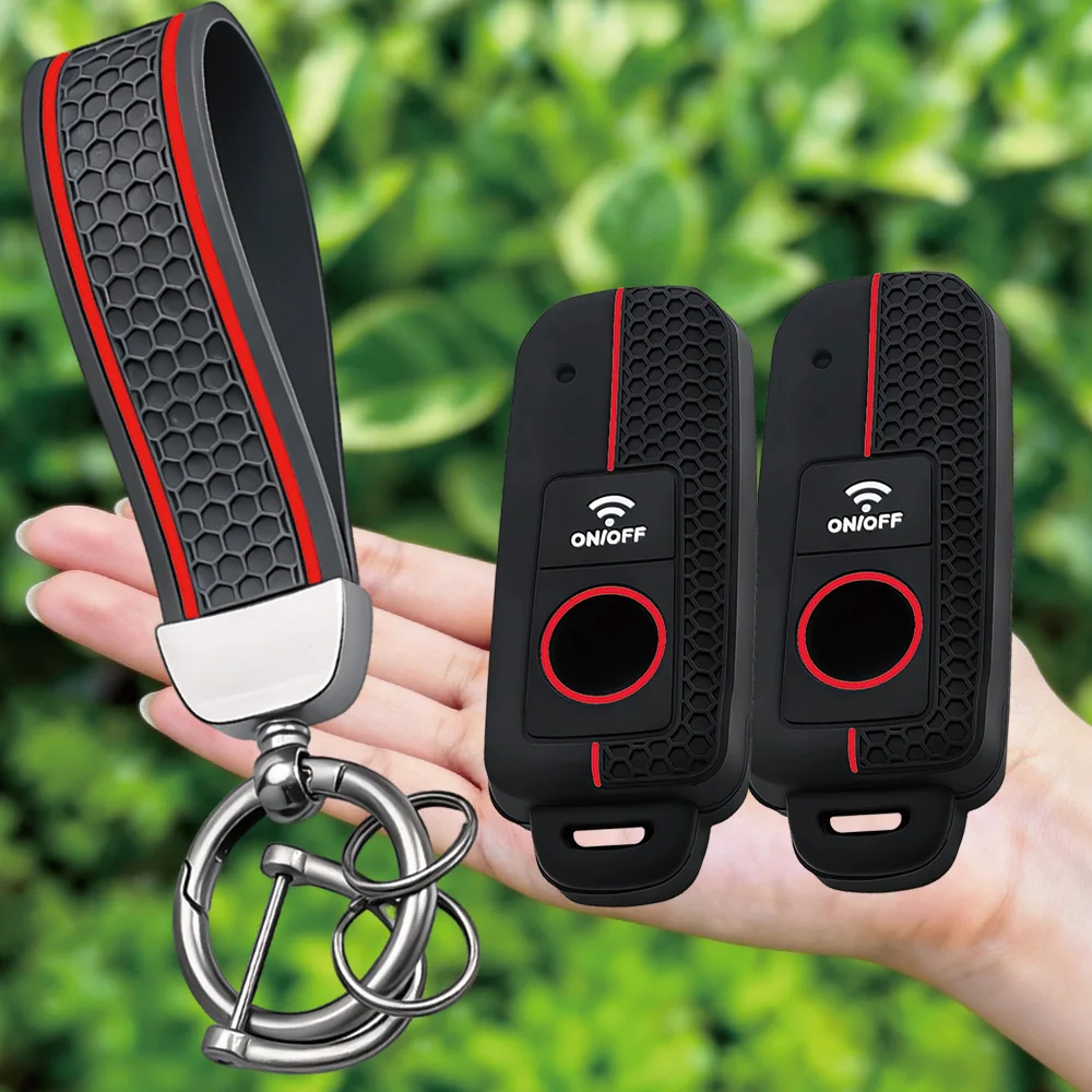 2026 New Style Keychain Silicone Remote Motorcycle Key Case For YAMAHA T-MAX TMAX530 TMAX560 2017-2023 Key Fob