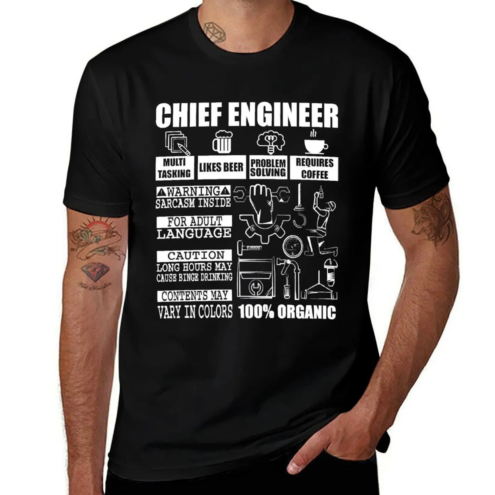 I Am A Chief Engineer T-Shirt Utility Casual Work T-Shirt