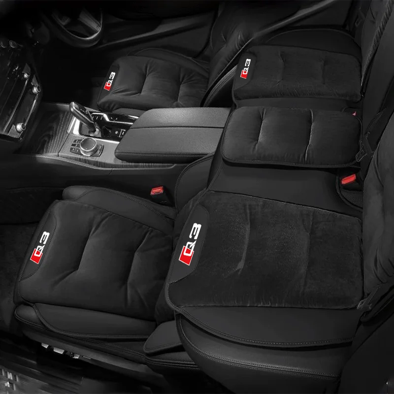 

Flannel Car Seat Cover For Audi Q3 Winter Warm Plush Front/Rear Car Seat Cushion Chair Protection Pad Auto Interior Accessories