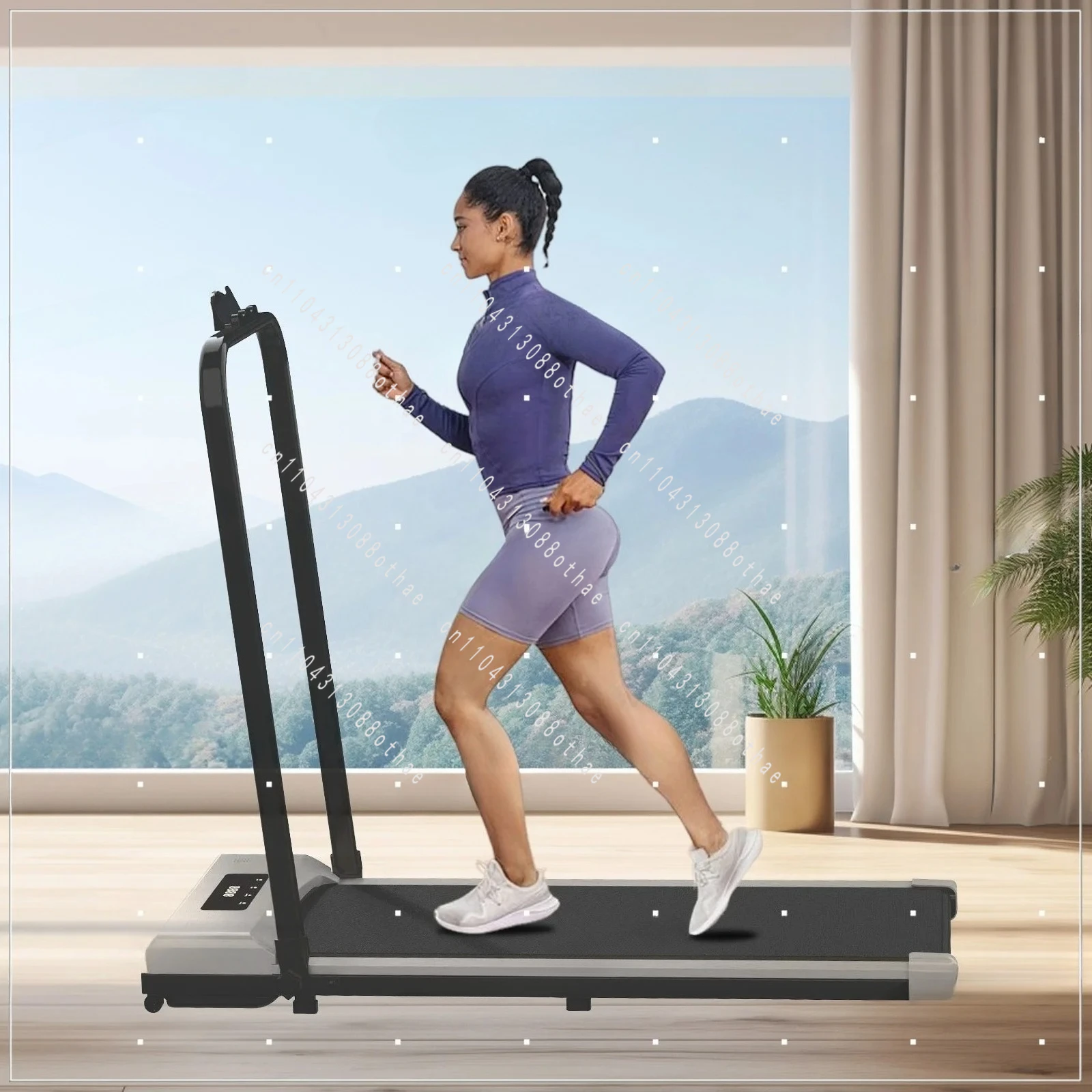 

Bending portable treadmill, home remote control treadmill, home foldable under table walking mat, professional treadmill