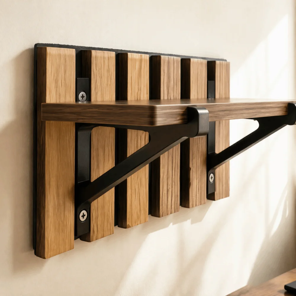 3D Printed Soundproof Board Storage Rack Easy Installation Simple Installation Sound Absorbing Board Bracket Wall Mount
