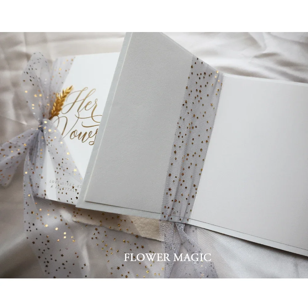 2 Stück Sterngarn, süßes Bronzing-LOGO, Hochzeitsantrag, Hochzeitstag, Rede, Braut, Bräutigam, Eid, Gelübde, Buch, Geschenke für Freundin