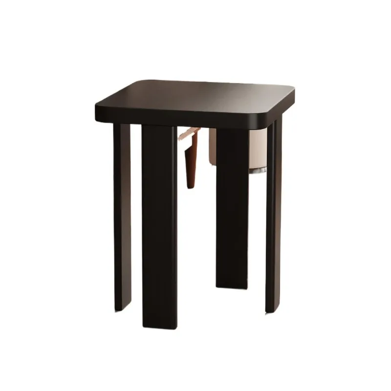Solid wood stool new Chinese living room light luxury can be stacked combination stool dining room home