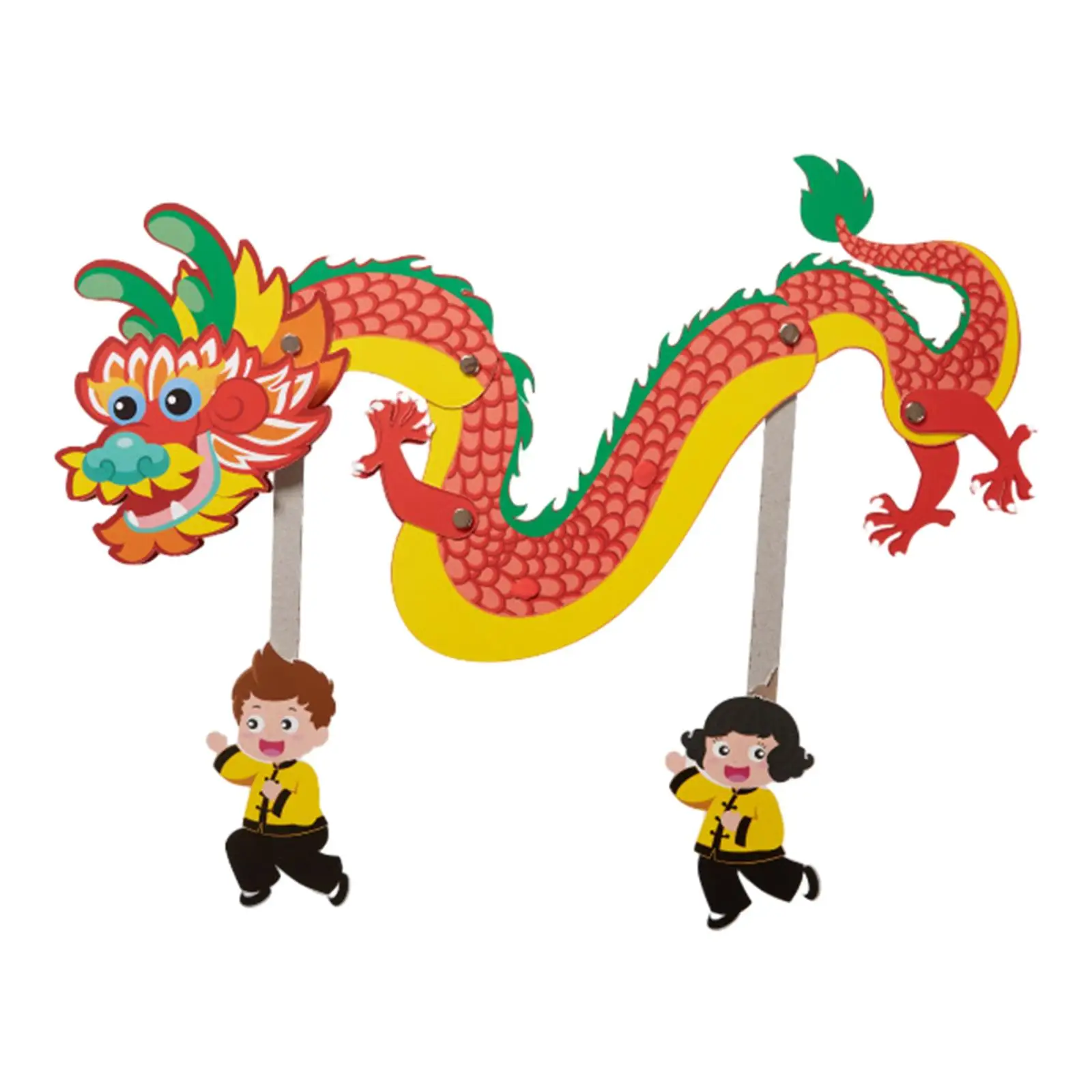 Chinese Paper Dragon Pick Chinese New Year Dragon Garland Crafts Paper Dragon Decoration for Celebration Wedding