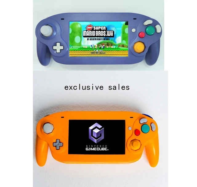 Retro gamecube wii Portable Mini tablet Video Game Console PS 5.0 Inch ips  Color LCD Kids Color Game Player