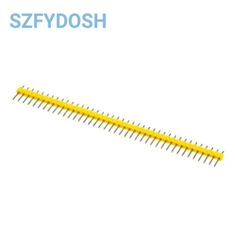 10PCS/LOT 40Pin 1x40  Colorful Single Row Male 2.54MM Breakable Pin Header Connector Strip Pin For Diy Kit