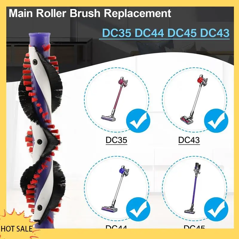 

Замена основной роликовой щетки для пылесоса Dyson DC35 DC44 DC45 DC43, замена вращающейся щетки с чистящей щеткой