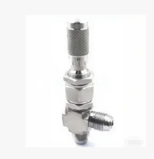 Swagelok Interchange Manual Safety Valve 316 Stainless Steel High Pressure SS-RL3M4-S4 Angle Type For Gas