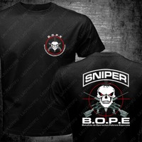 BOPE Tropa De Elite Sniper Unit Scout Brazil Police Special Forces Black Tshirt Women Men Camisetas Cotton Tops Streetwear Tees