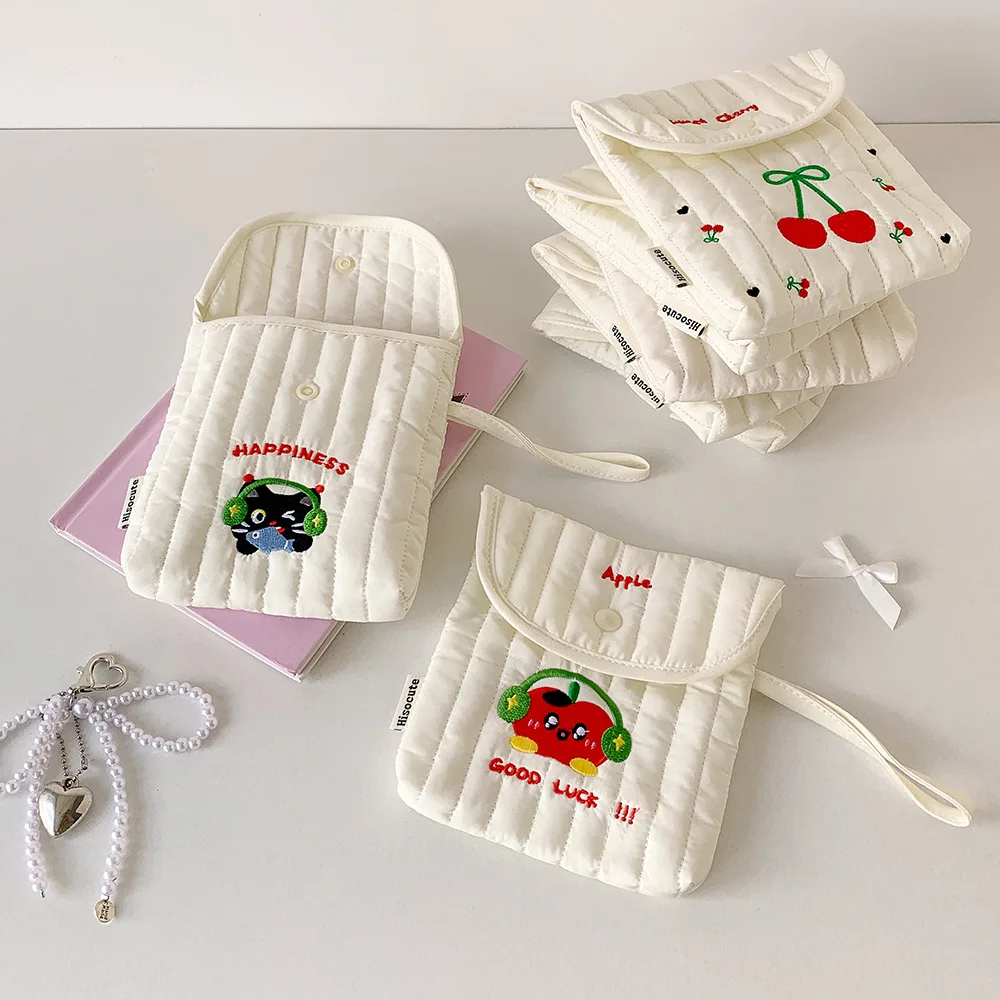 

Ins Sanitary Napkins Storage Bag Girl Portable Sanitary Pad Pouch Student Sanitary Pads Organizer High Beauty Makeup Bag