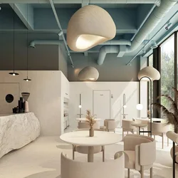 Modern Lustre Wabi Sabi Chandelier Stairs Nordic Led Pendant Lights Creamy Style Hanging Chandelier Decor Pendant Lamp Fixtures