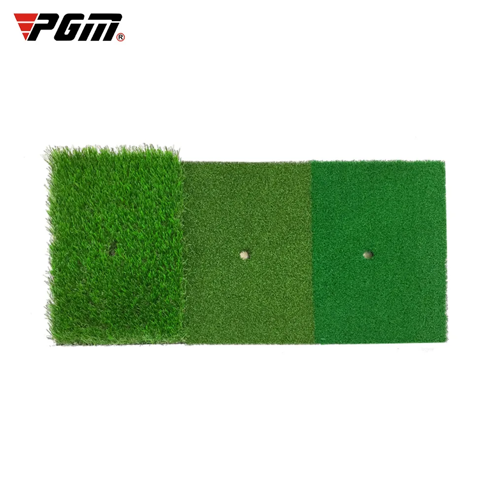 PGM Golf Hitting Mat Indoor Outdoor Mini Practice Durable PP Grass Pad Backyard Exercise Golf Training Aids Accessories DJD003