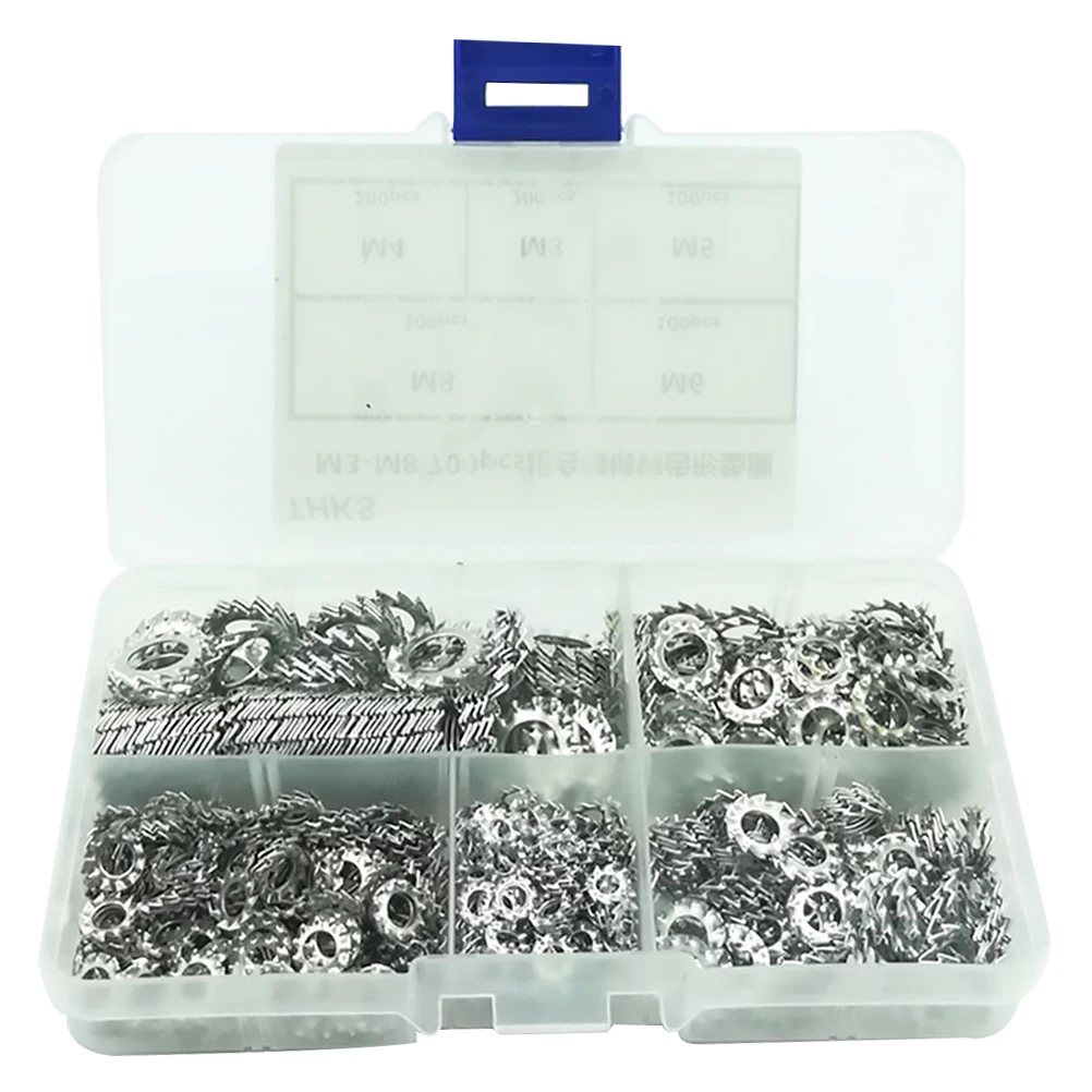 

700 Pcs Galvanized Washer Gasket Sump Plug Professional Oil Pan External Multi Toothed Locking Stainless Steel Hydraulic