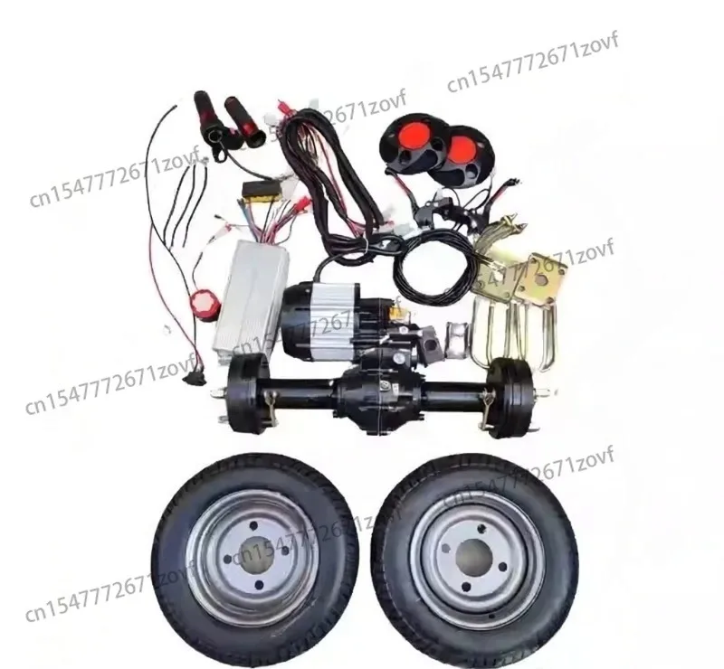 Electric trolley rear axle motor construction site trolley flatbed car assembly low speed rear axle motor chassis accessories