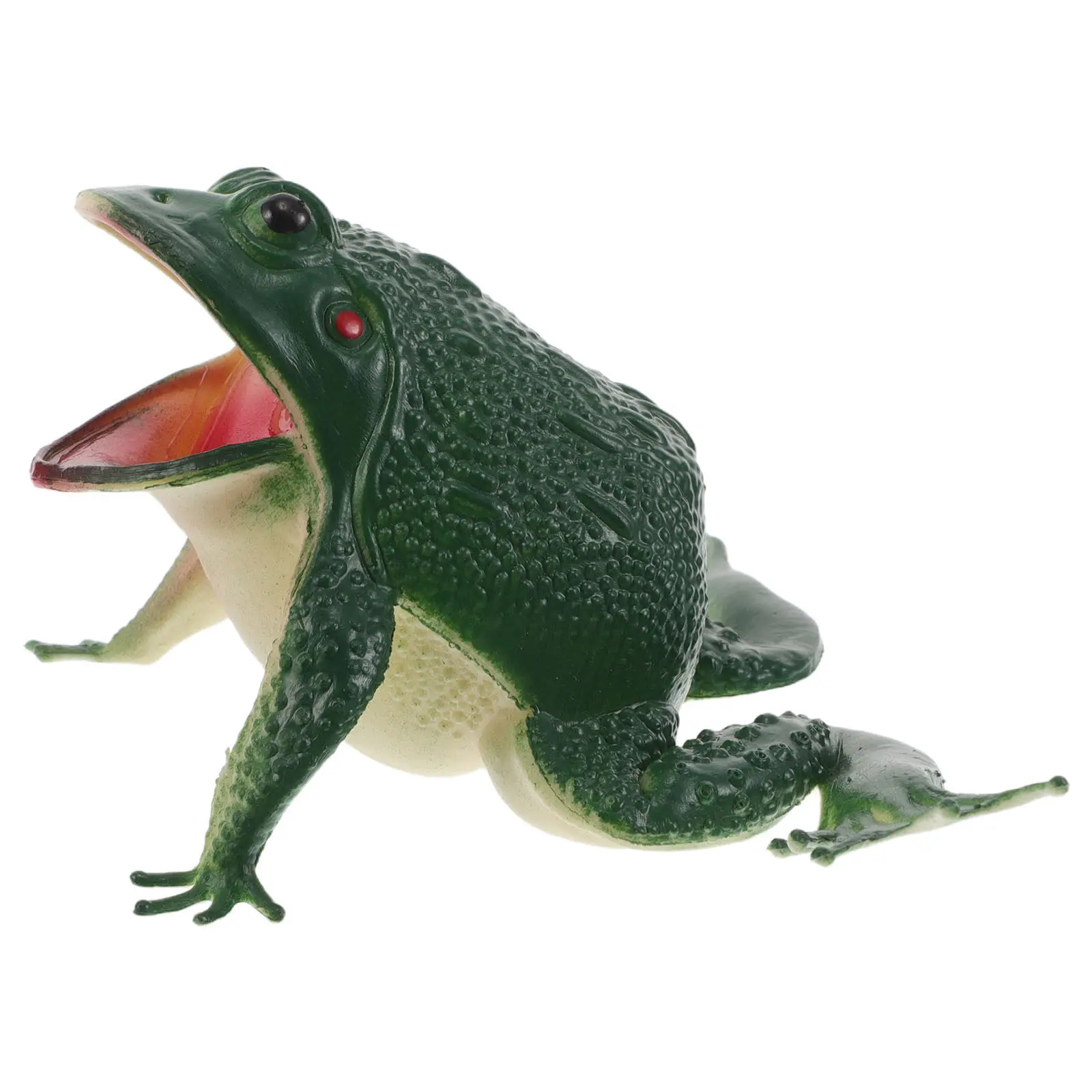 

Cute Squeeze Frog for Kids Realistic Appearance Soft Squishy Texture Animal Plaything Cognitive Learning Tool Party Favor Small