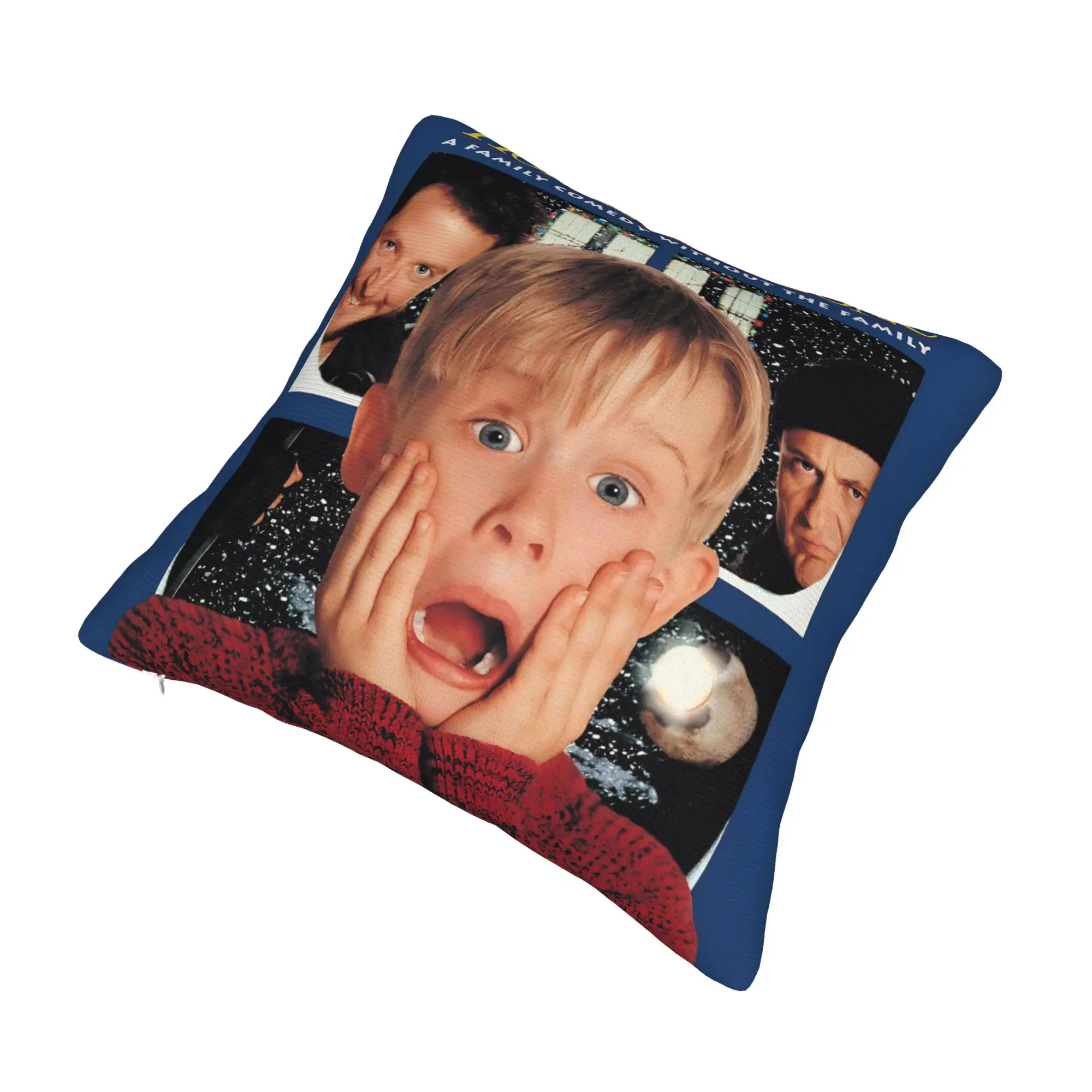 Decorative Pillowcase Home Alone Christmas Comedy Film Merch Home  Throw Pillow Case Cover Square Style Multi Size