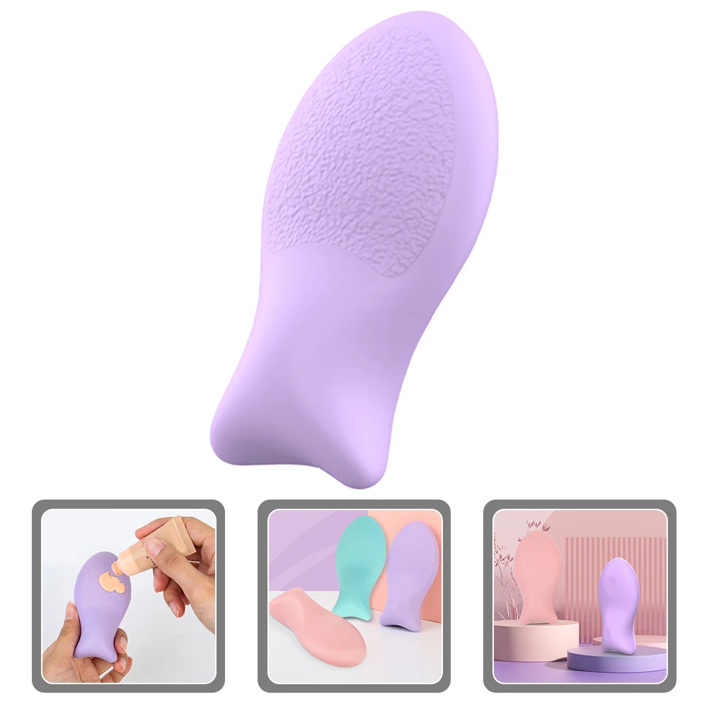 Makeup Puff Silicone Makeup Puff Washable Handheld Powder Puff Reusable Cosmetic Puff Makeup Tool For Makeup Scene Accessory