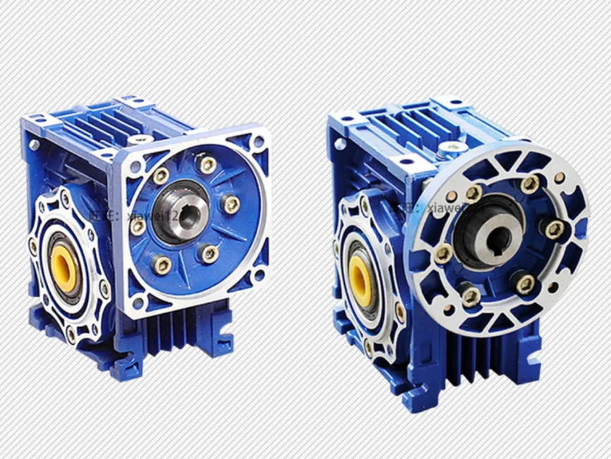 Round Flange NMRV030 Worm Reducer Gear Gearbox Input 9/11mm Output 14mm For Nema23 Induction Motor