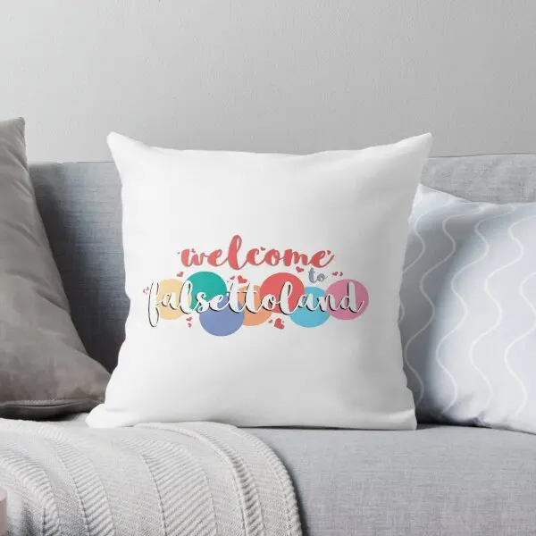 We Re A Teeny Tiny Band  Printing Throw Pillow Cover Decorative Sofa Case Fashion Decor Fashion Pillows not include One Side