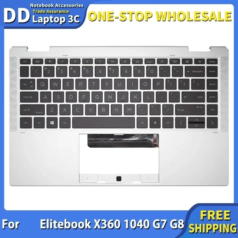 

Original New US Russian Latin Spain Keyboard For Elitebook X360 1040 G7 G8 Laptop Palmrest Upper Top Case Keyboard Backlight