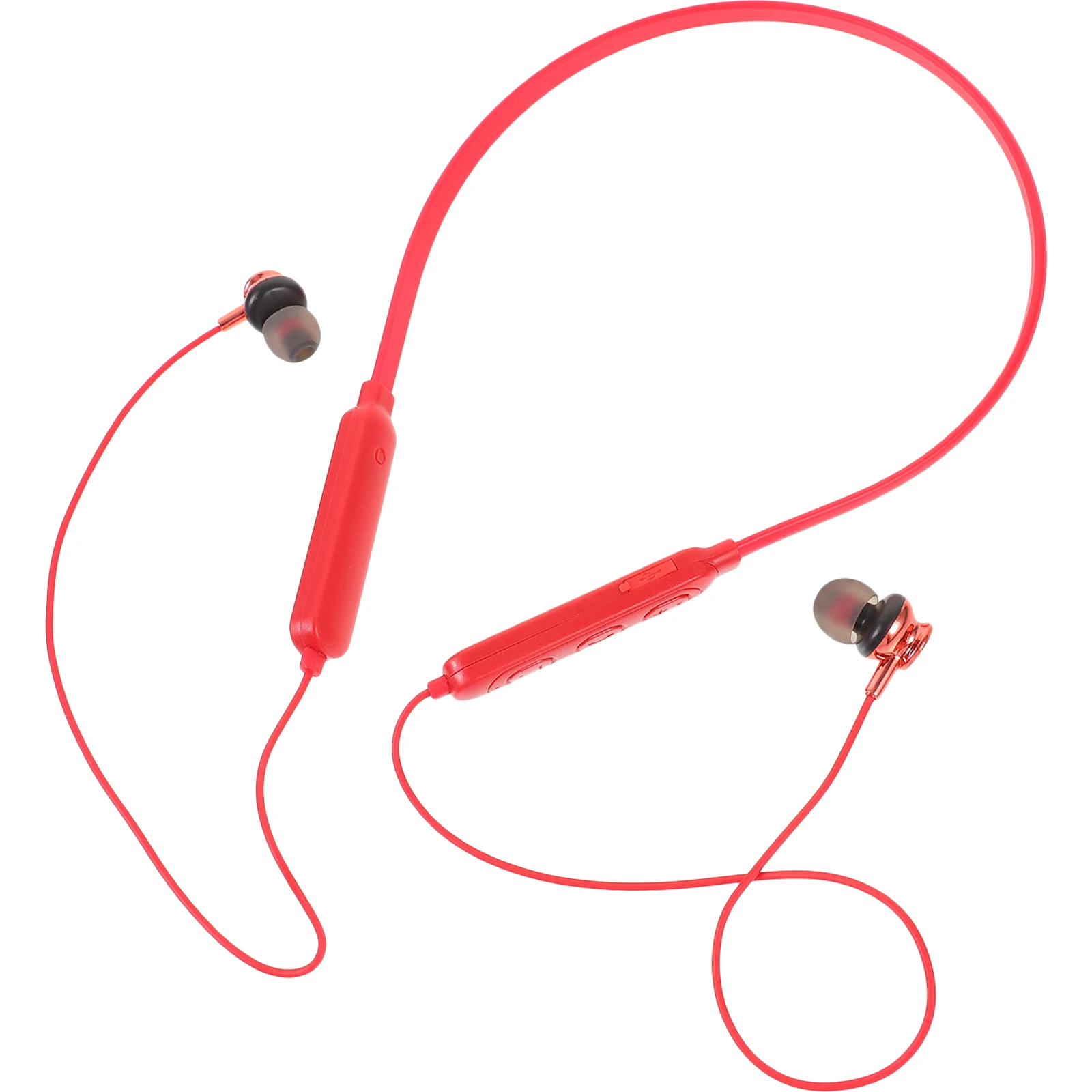 

Sports Wireless Ear Hook Earphone Magnetic Neckband Earphones Stereo Super Bass Earbuds Microphone Play Button Compatible For