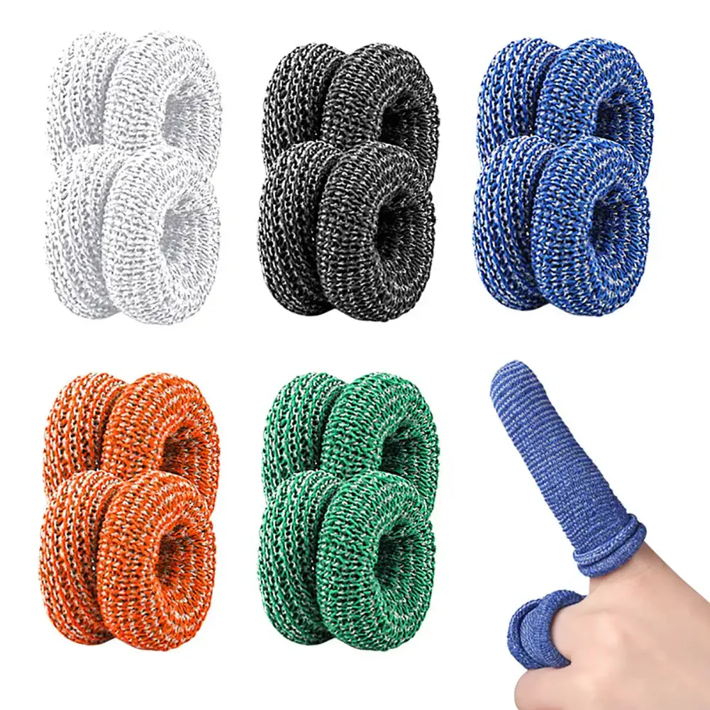 10Pcs Tubular Bandage Finger Roll Finger Toe Sleeves Thumb Protector Breathable Fingertips Protective Cushion Moisture Wicking