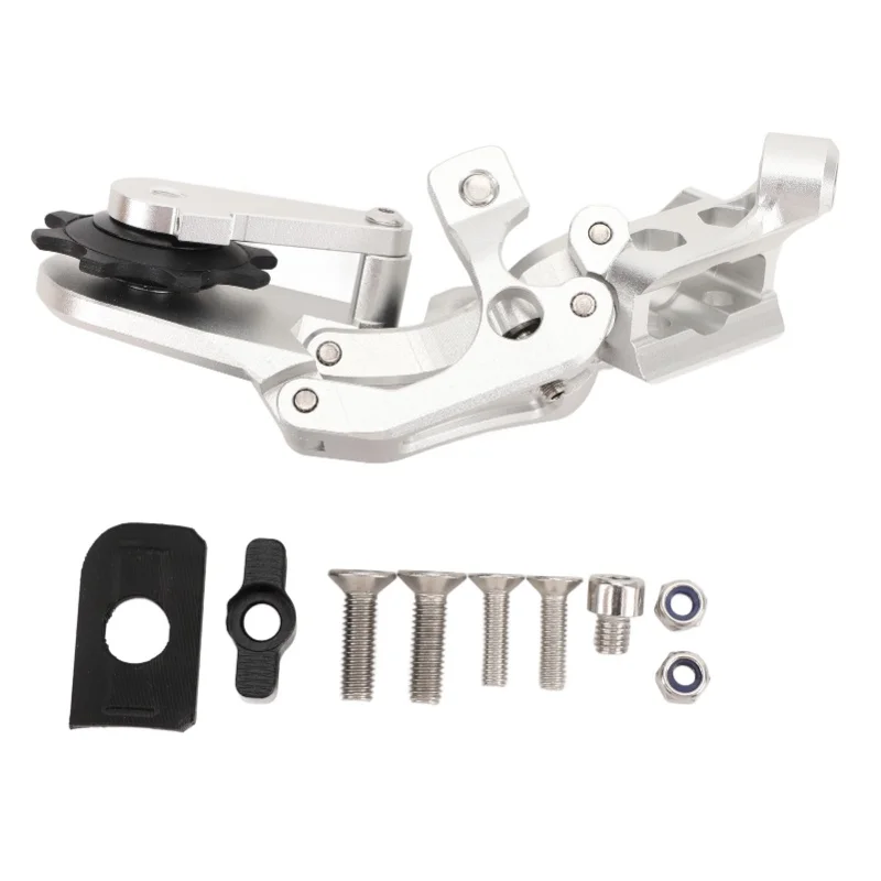 

Bike Rear Derailleur 5 6 7 Speed Rear Derailleur With Converter For Brompton C Line Single Hole Frame Silver