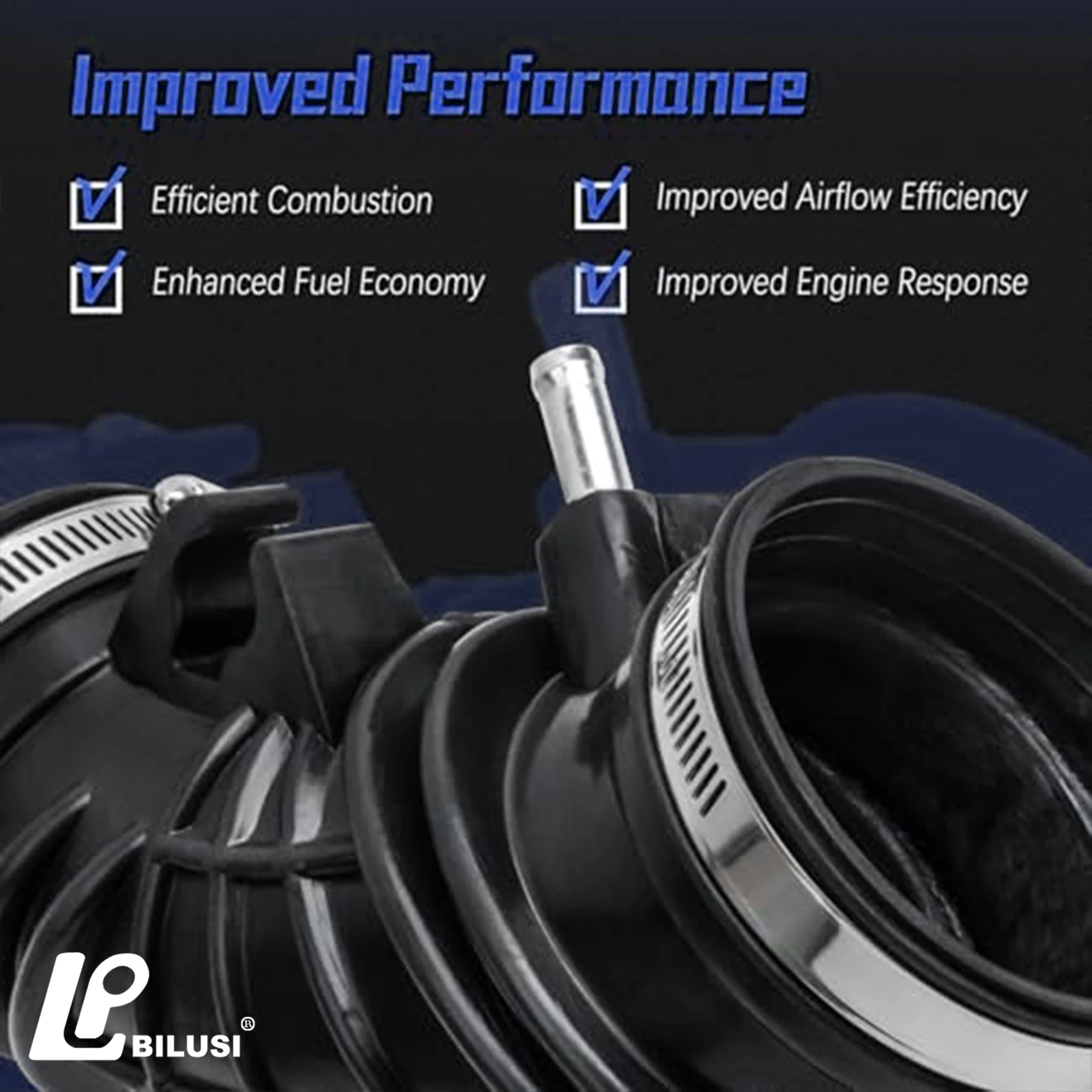 17228-PNE-G00 For HONDA CRV CR-V RD5 2.0L 2002 2003 2004 2005 2006 STREAM RN3 Engine Rubber Air Intake System Hose Flow Tube