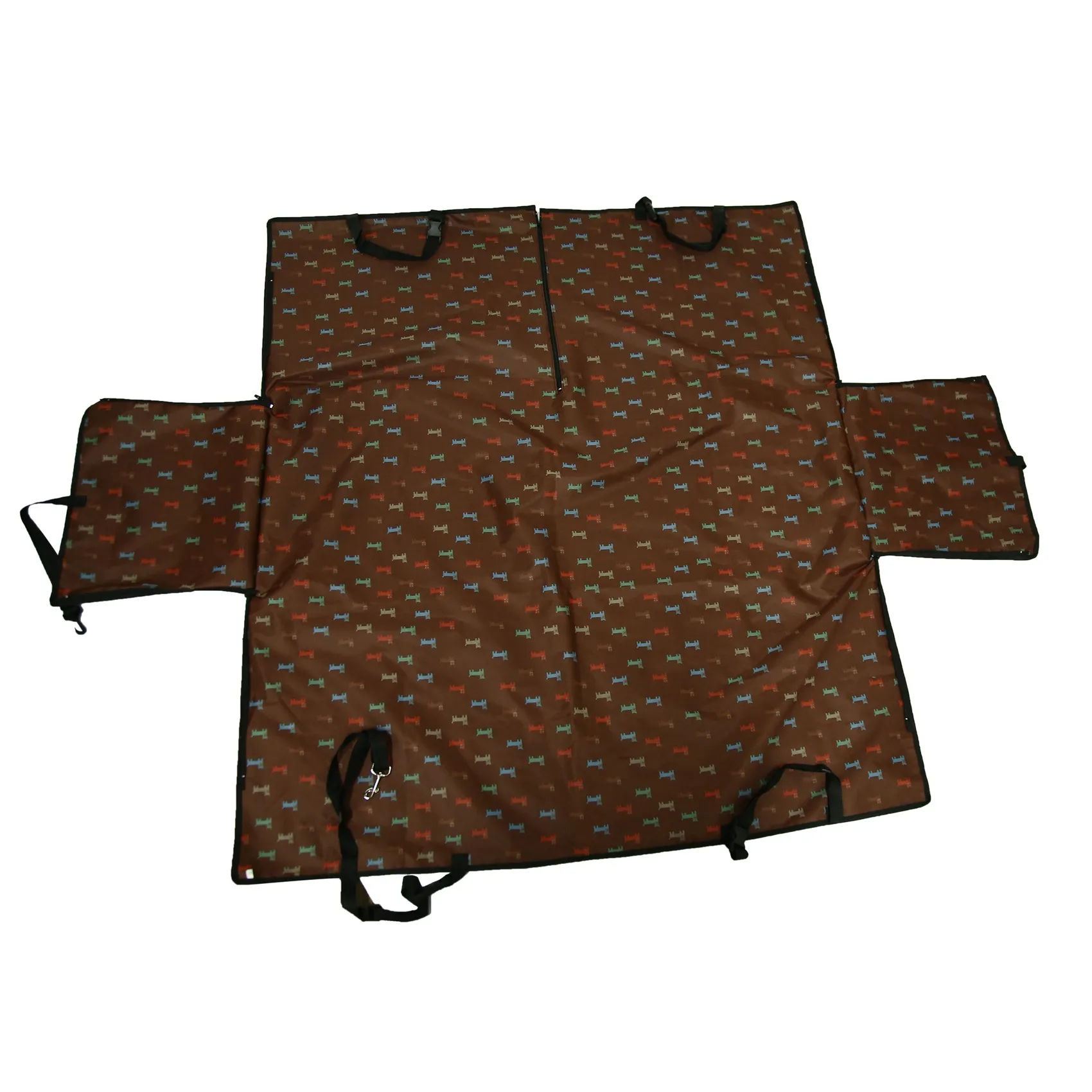 

Puppy Print Dog Car Back Seats Cover Pet Waterproof Pet Carrier Car Oxford High Quality Cushion